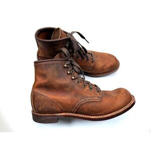 Red Wing 6'' Blacksmith 3343 Boots Men 8.5 D (regular) EUC Lace-up Oil Resisting
